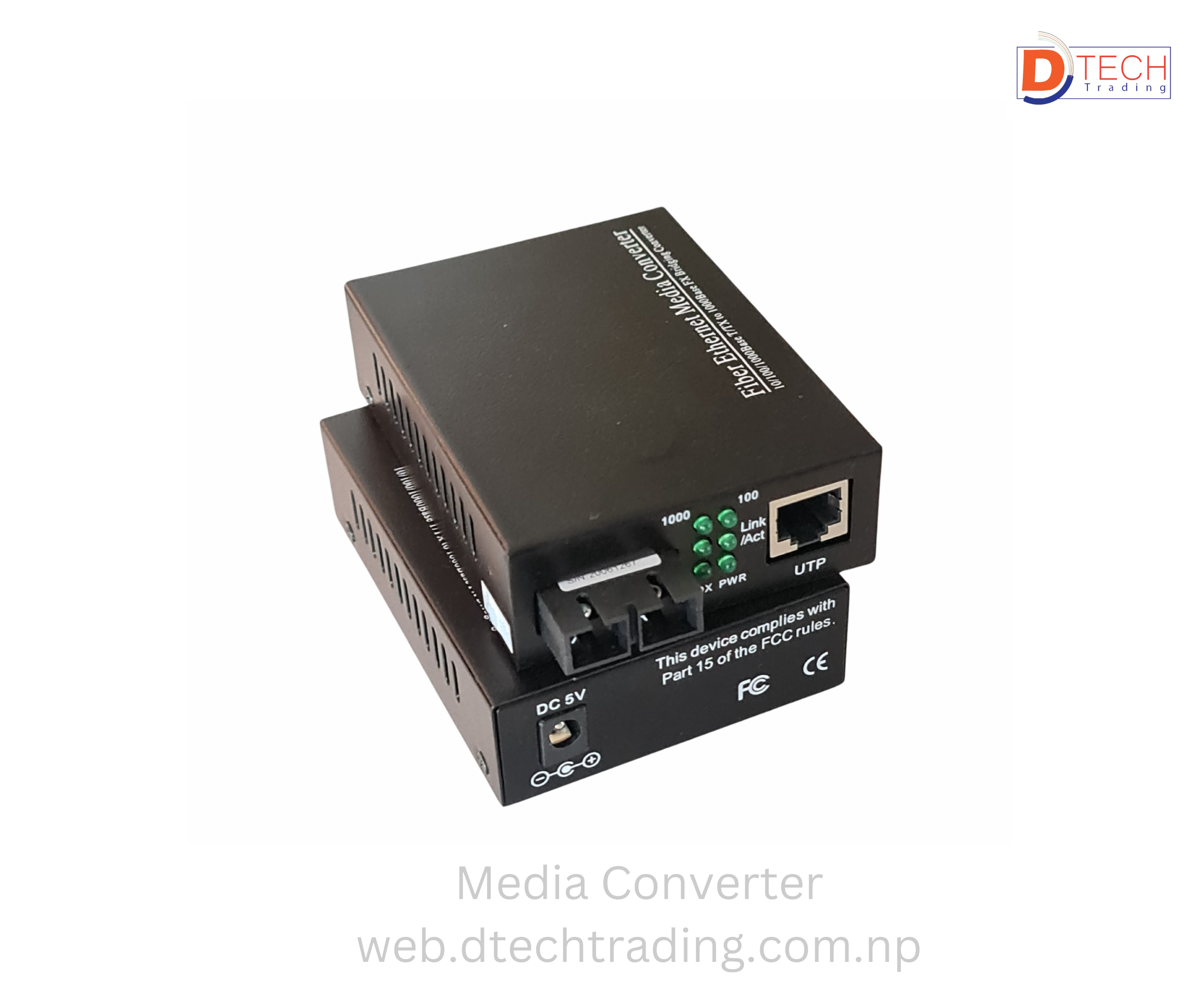 Media Converter Dual Fiber 10/100/1000 20KM